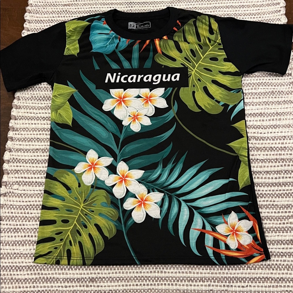 Nicaragua Tropical Floral T-Shirt